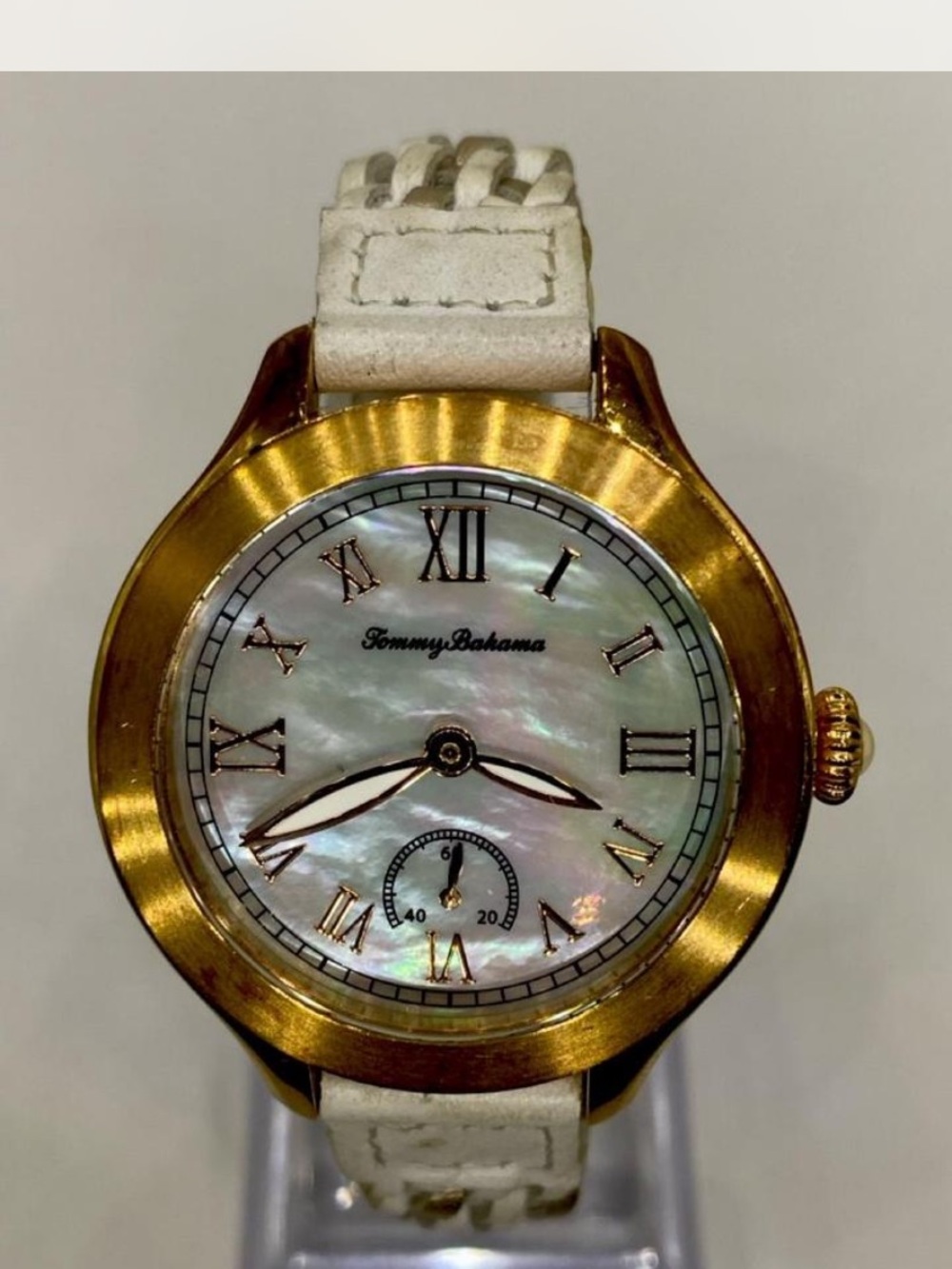 *** Tommy Bahama  *** Gold / White Mother-of-Pearl Watch *** Luxury ^^^
